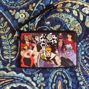 Disney Villains Colorful Wristlet